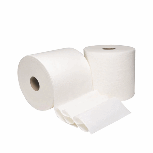 Rouleaux d'essuie-tout en cellulose 84 m, 2 pcs, micro-gaufrés pour une absorption efficace et durable.
