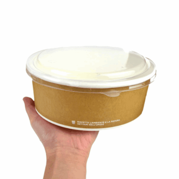 Saladiers écologiques pour plats chauds et froids, 800 ml.