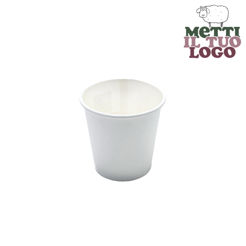 Tasses à café en carton personnalisées 80 ml - Votre logo ici !