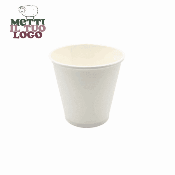 Tasses à café longues compostables personnalisées 220 ml - Écologiques et uniques.